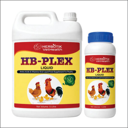 HB-Plex Liquid — Amino Acids & Vitamins Oral Liquid Feed Supplement For Poultry